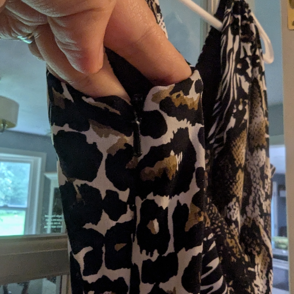 Alfani Leopard Sleeveless Dress - Picture 6 of 8